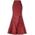 Amazon AliExpress explosion models fashion sexy fishtail belts women's long skirt skirt spot