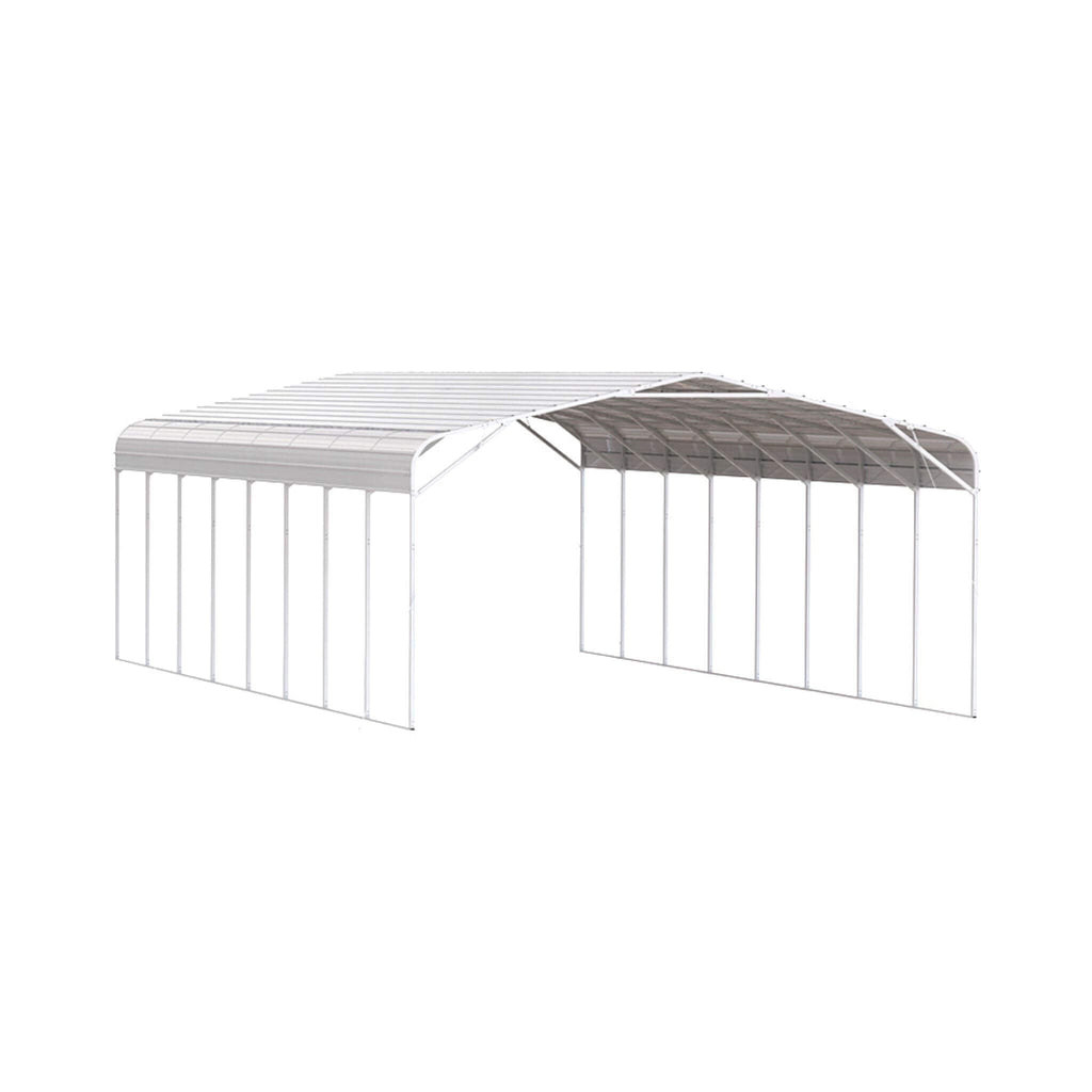 [20X40FT] Heavy-Duty Outdoor High-Clearance Metal Carport (SAK67509)