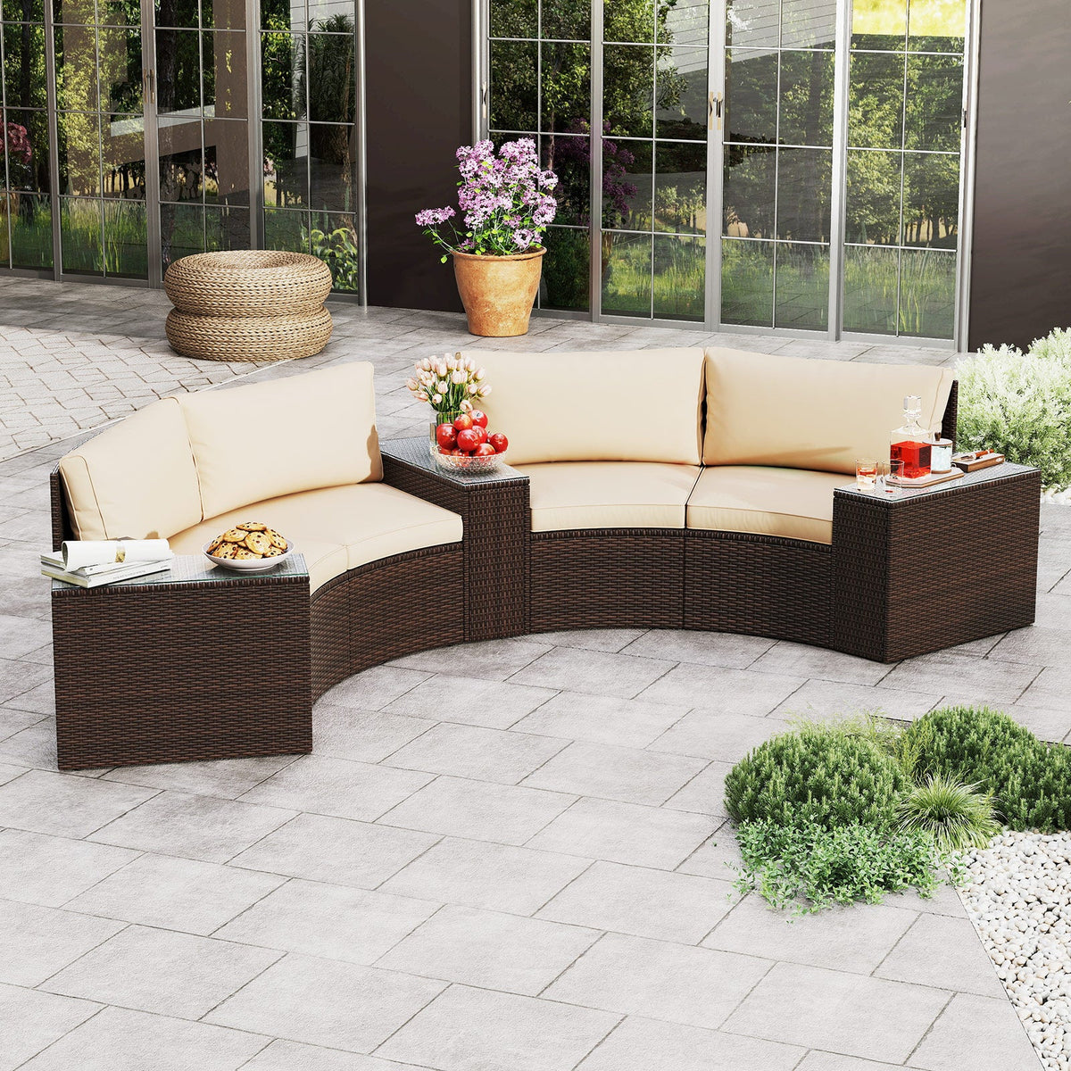 5 Pieces Patio Furniture Set