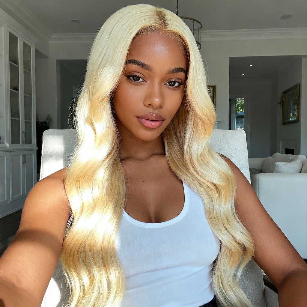 StariaHair 10-30 Inch #613 Body Wave Blonde Remy Human Hair Bundles
