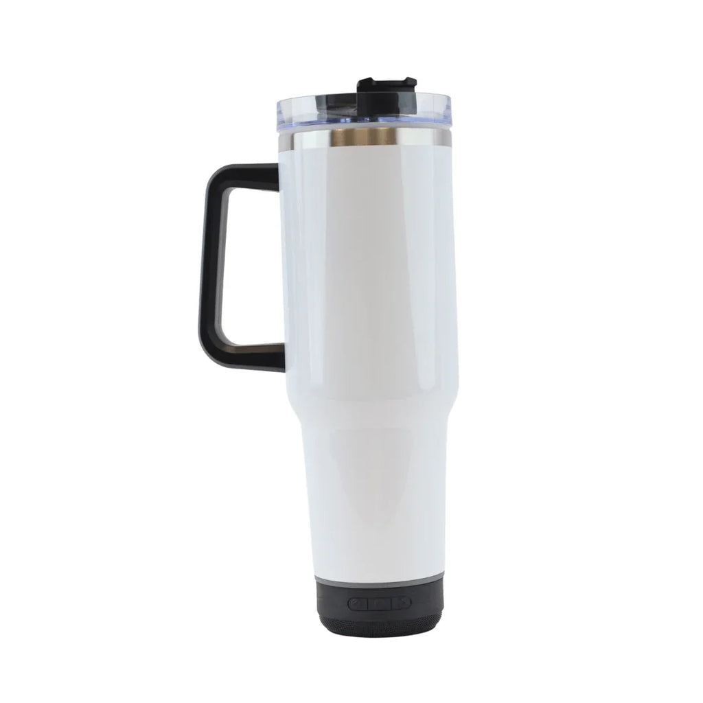 40oz Sublimation Bluetooth Speaker Tumbler Stainless Double Wall With Handle Tumblers
