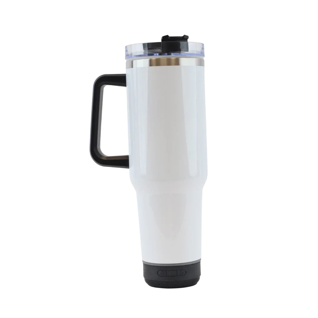 40oz Sublimation Bluetooth Speaker Tumbler Stainless Double Wall With Handle Tumblers