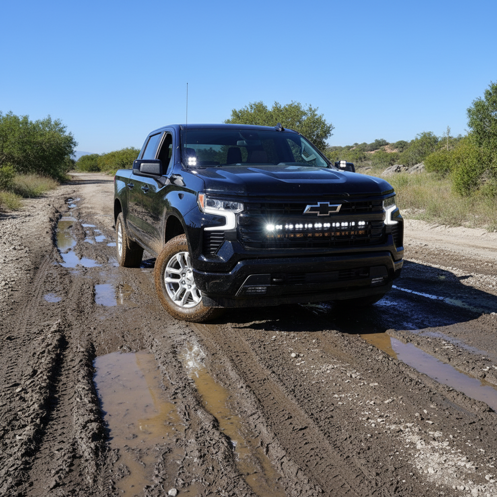 2022+ Chevrolet Silverado 1500 Single 40in Light Bar PRO