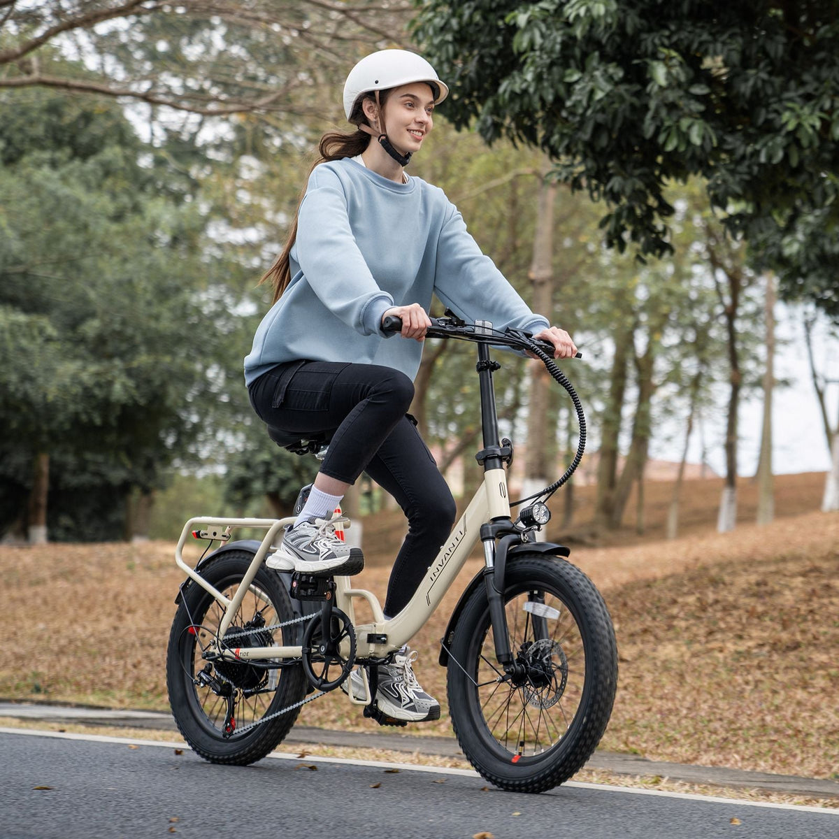 INVANTI EB11 Electric Bike 500W Folding Bike 48V 10.4AH 7S Shimano Electric Bicycle
