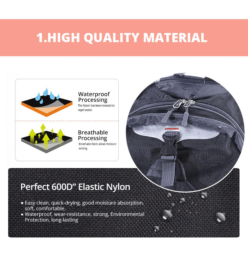 40L Men Women Travel Backpack Camping Laptop Hiking School Book Bag USA