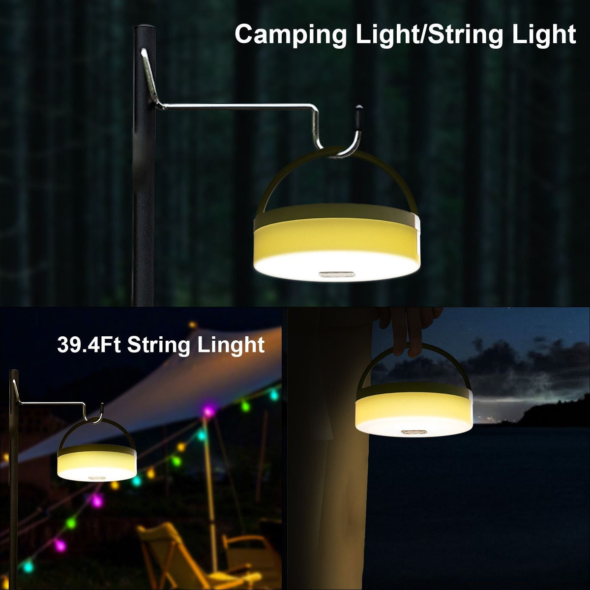 10m LED Solar Light Strip - Ideal for Camping, Outdoor Sports, and Creating Ambience