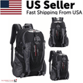 40L Men Women Travel Backpack Camping Laptop Hiking School Book Bag USA