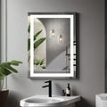 24"x 36" LED Bathroom Mirror with Anti-Fog and Backlit Memory Function Tempered Glass