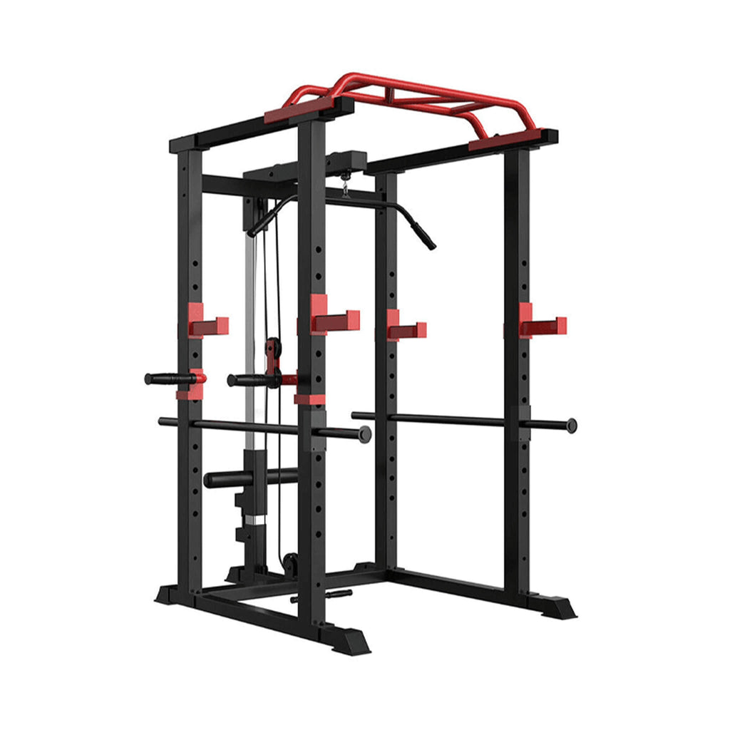 Heavy-Duty 1000LBS Professional Multi-Function Adjustable Power Cage Rack (SAK98149)