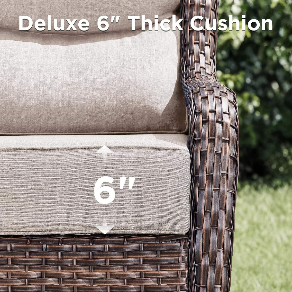Luxury 8-Piece All-Weather Patio Furniture Set With Fire Pit Table (SAK37512)