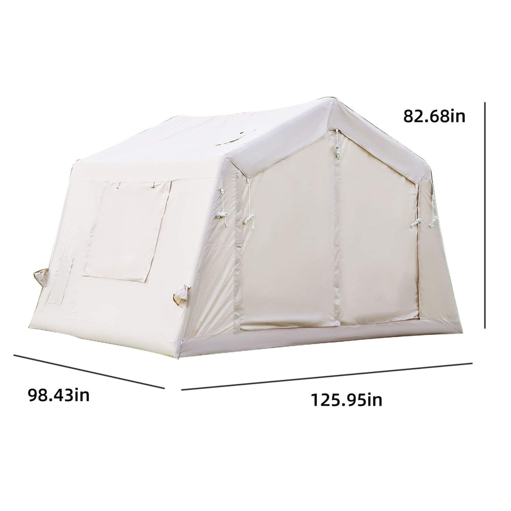 4-Season Outdoor Inflatable Blow Up Camping Tent With Air Pump [4-6 People] (SAK46821)