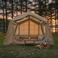 4-Season Outdoor Inflatable Blow Up Camping Tent With Air Pump [4-6 People] (SAK46821)